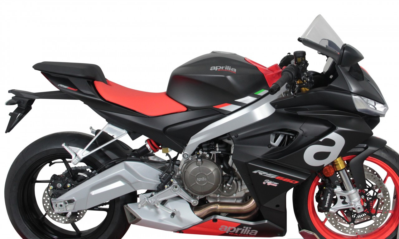 Szyba motocyklowa MRA APRILIA RS 660 2021-, forma R, bezbarwna