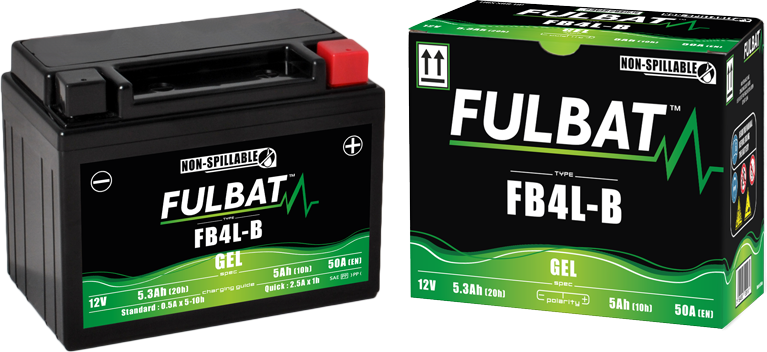 Akumulator FULBAT FUL GEL - FB4L-B / YB4L-B (Żelowy, bezobsługowy)