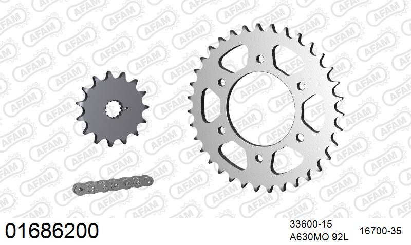 Zestaw napędowy AFAM do KAWASAKI Z 900 Z1,Z1A,Z1B