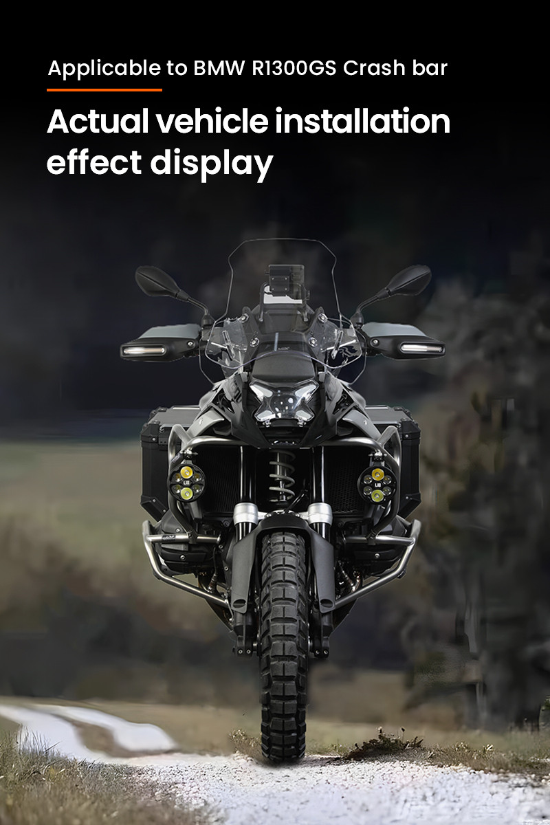 LOBOO Gmole dolne do BMW R1300GS (2023-) czarne