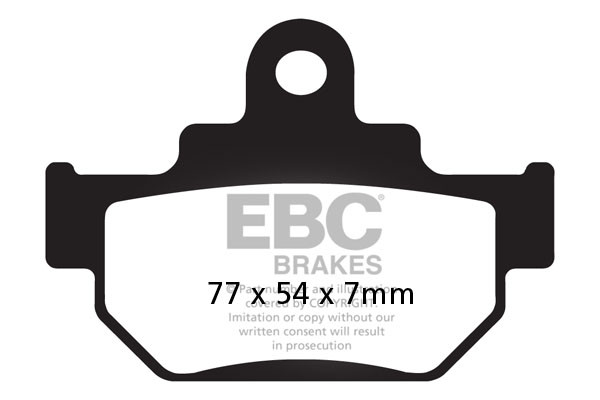 EBC Brakes Klocki hamulcowe EBC FA106TT (kpl. na 1 tarcze)