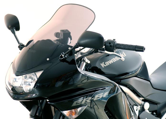 Szyba motocyklowa MRA KAWASAKI ER 6 F EX 650 A 2006-2008, forma TM, przyciemniana
