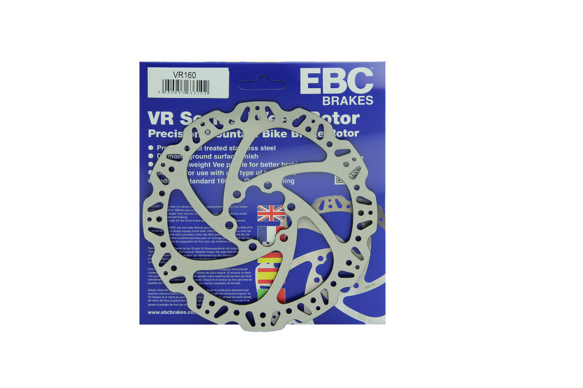 VR160 - Tarcza hamulcowa rowerowa VEE Series 160mm EBC Brakes