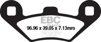 EBC Brakes Klocki hamulcowe EBC SFA650 skuterowe (kpl. na 1 tarcze)