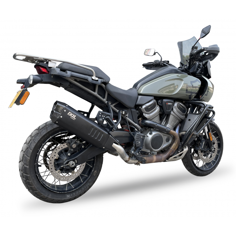 Tłumik IXIL H-D PAN AMERICA 1250 / SPECIAL 2022-2023 (RA1) typ ULXB (waga: 2560g, długość: 450 mm., materiał: Titanium ASTM Gr.1