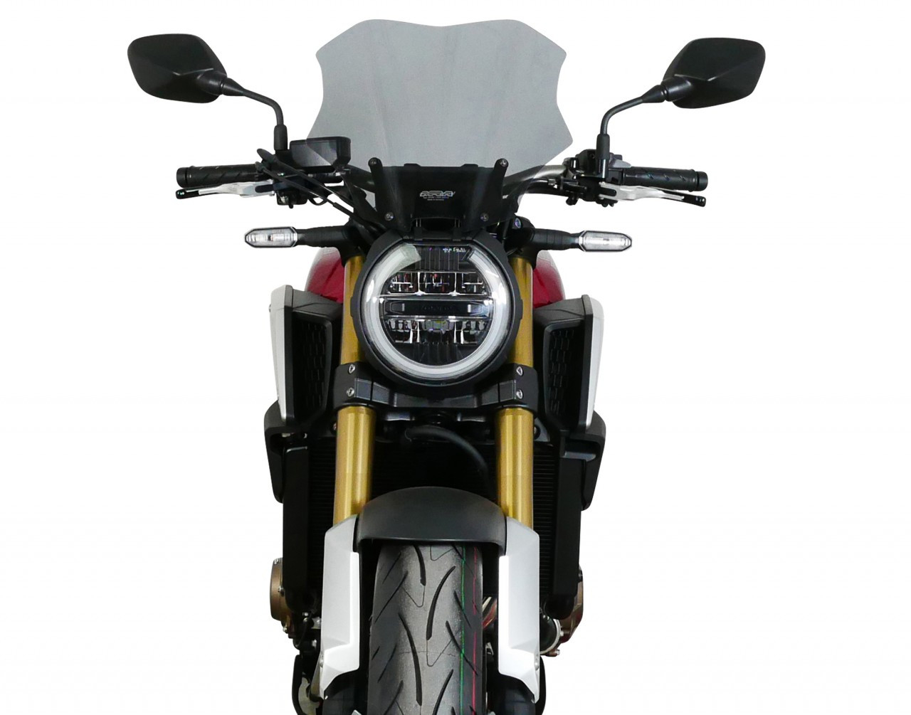 Szyba motocyklowa MRA HONDA CB 650 R 2019-2023, forma NTN, przyciemniana