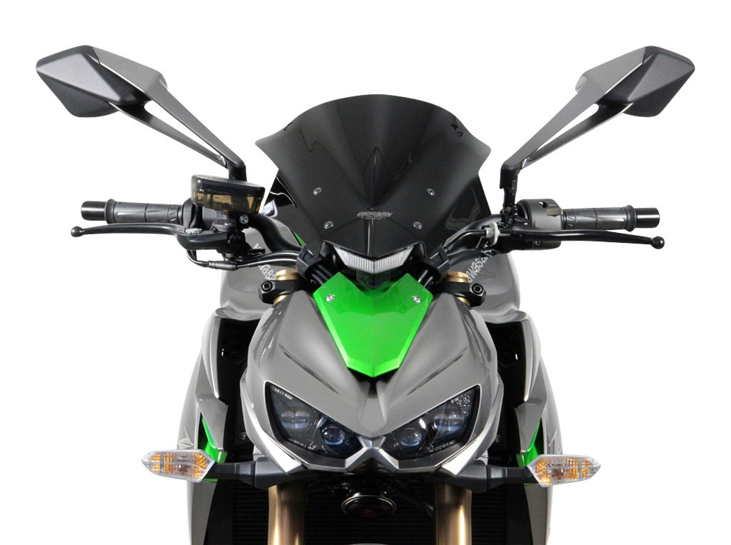 Szyba motocyklowa MRA KAWASAKI Z 1000 2014-, forma NRM, czarna