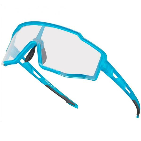 Okulary rowerowe / sportowe fotochrom ROCKBROS UV400 (SP225BL) niebieskie