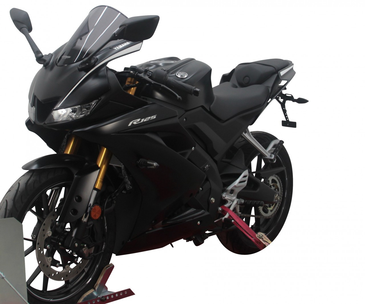 Szyba motocyklowa MRA YAMAHA YZF R125 2019-2022, forma R, przyciemniana