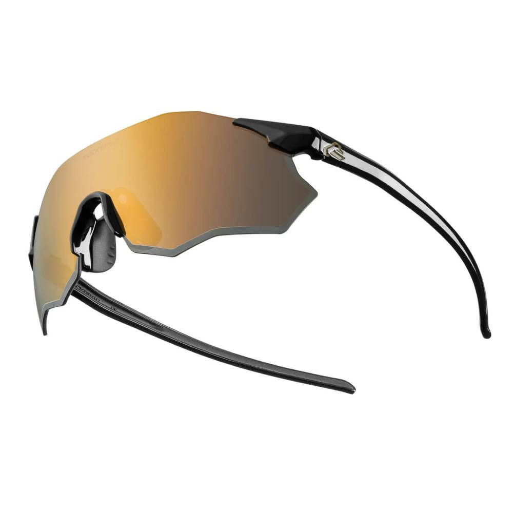 Okulary sportowe, ultralekkie z ochroną UV400 lustrzane złote soczewki Rockbros 14120012006