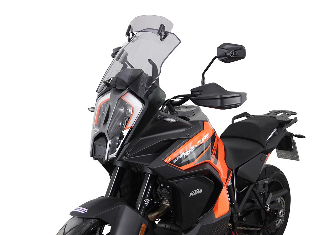 Szyba motocyklowa MRA KTM SUPERADVENTURE 1290 /S /R 2021-, forma VTM, przyciemniana