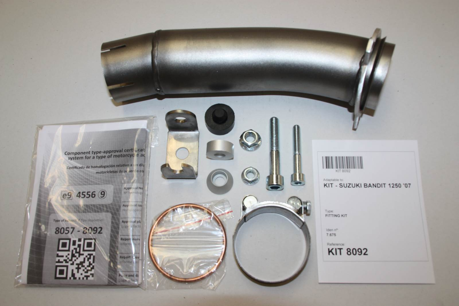 Tłumik IXIL SUZUKI GSX 1250 N 10-15 typ SOVE (waga: 3000g, długość: 423 mm., materiał: Inox AISI304, kolor: Black painted) SLIP