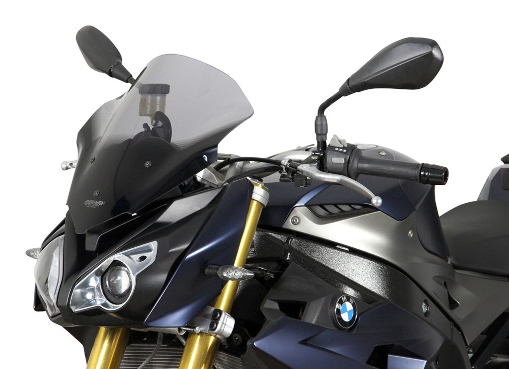 Szyba motocyklowa MRA BMW S1000 R K10 2014-2020, forma T, czarna