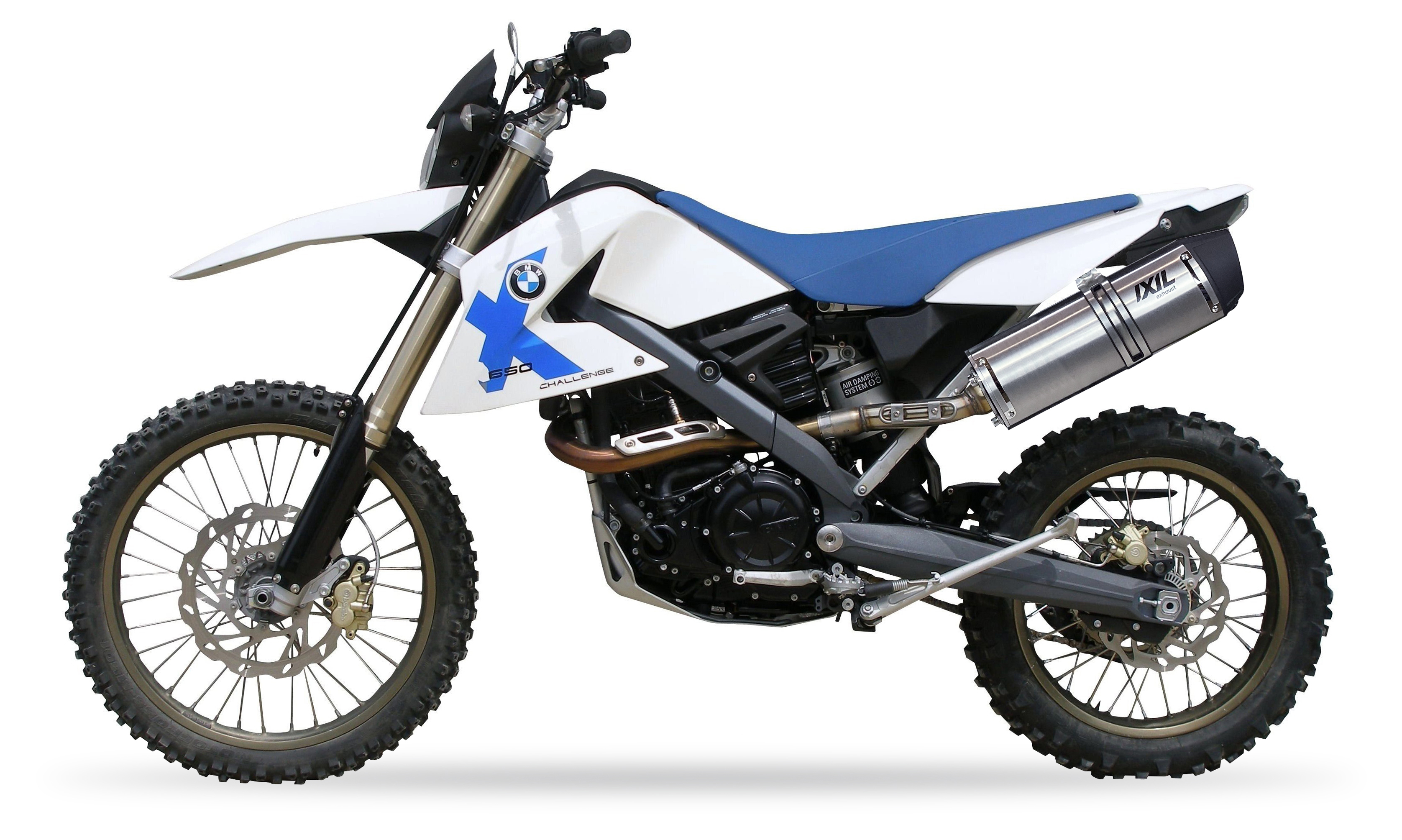 Tłumik IXIL BMW G 650 X-CHALLENGE 07-09 (EGSX) typ SOVE (waga: 3000g, długość: 423 mm., materiał: Inox AISI304, kolor: Black pai