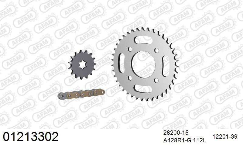 Zestaw napędowy AFAM do YAMAHA RD 125 DX
