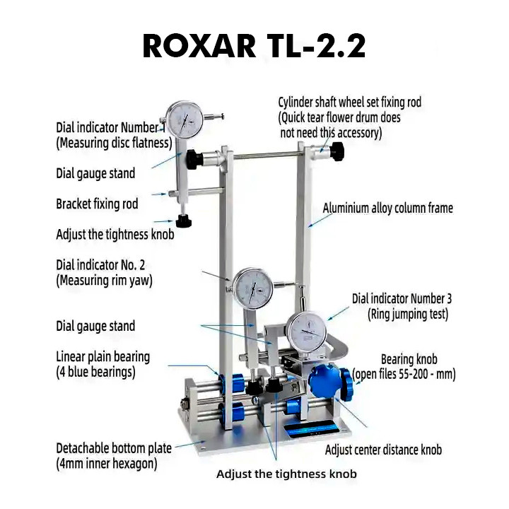 Centrownica do kół rowerowych ROXAR Toopre TL-2.2 Profesjonalna