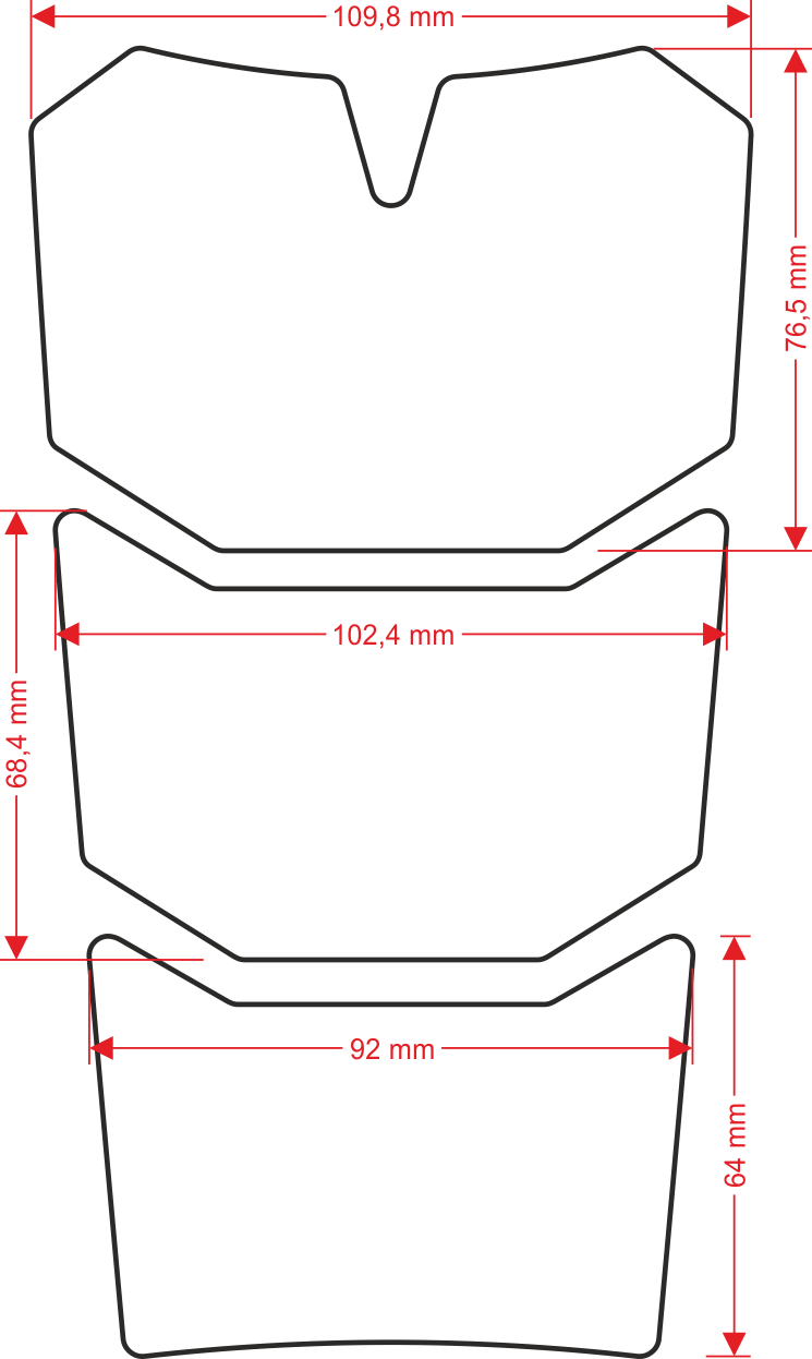 ONEDESIGN Tankpad do Bmw R1200GS ADV/R1250GS ADV