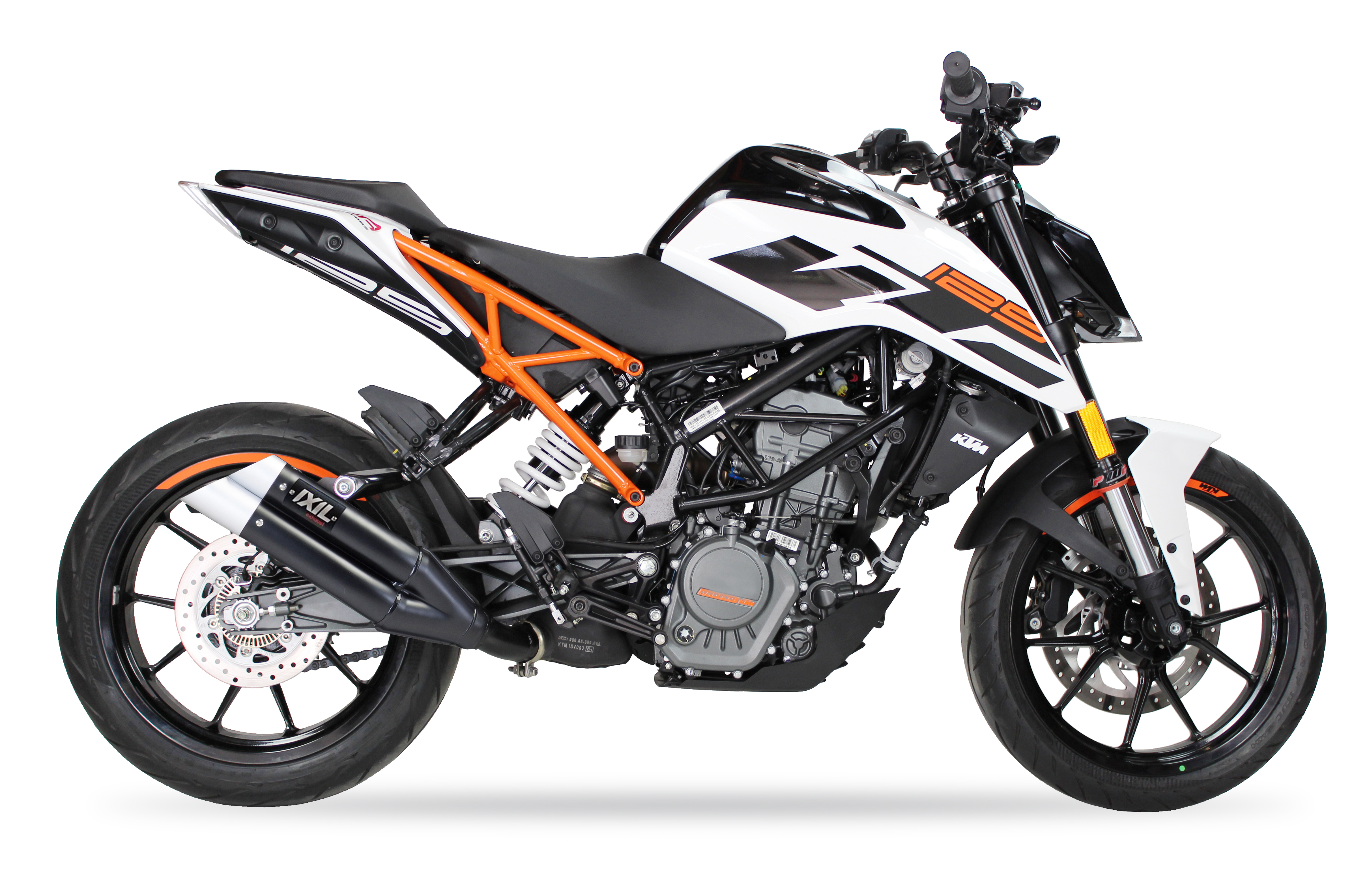 Tłumik IXIL KTM DUKE - RC 390 17-20 (KTM IS DUKE - KTM IS RC) typ L3XB (waga: 3000g, długość: 370 mm., materiał: Inox AISI304, k