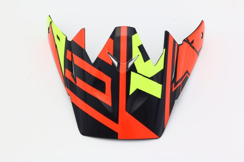KYT Daszek kasku CROSS OVER KTIME RED/YELLOW FLUO