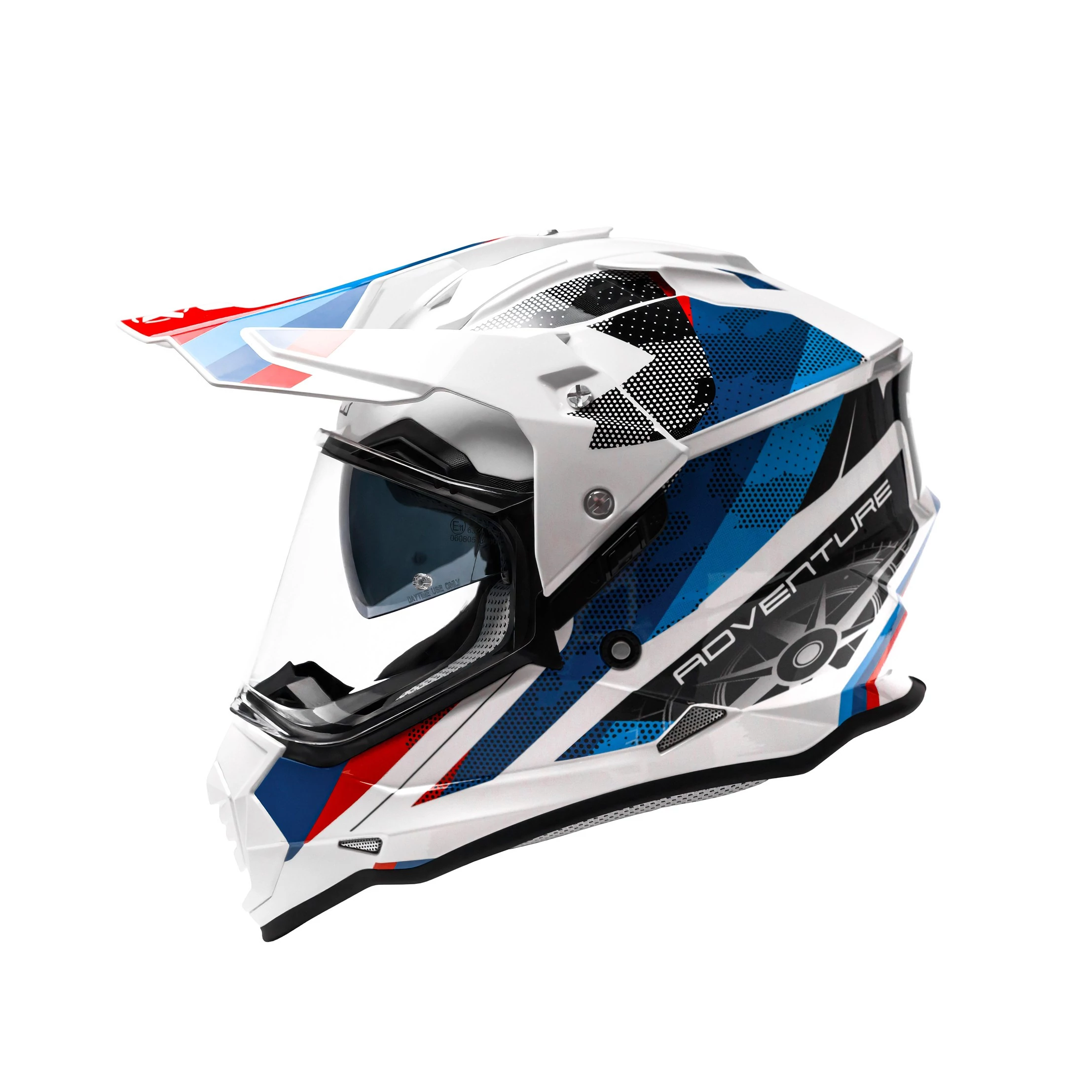 ROXAR HELMETS Kask motocyklowy turystyczny ROXAR ADV Wind Rose White