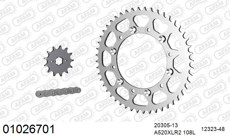 Zestaw napędowy AFAM do HONDA XR 250 R J,K