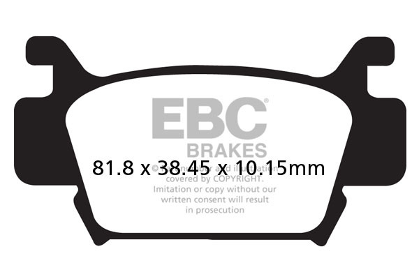 EBC Brakes Klocki hamulcowe EBC FA410TT (kpl. na 1 tarcze)