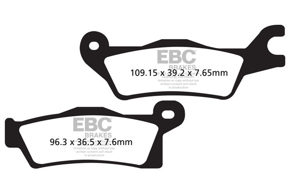 EBC Brakes Klocki hamulcowe EBC FA618TT (kpl. na 1 tarcze)