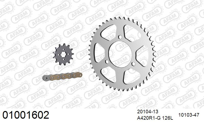 Zestaw napędowy AFAM do HONDA MTX 50 R