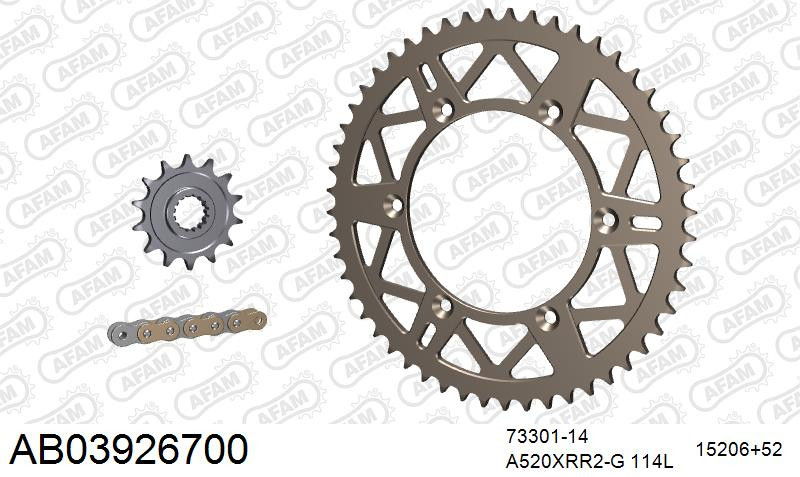 Zestaw napędowy AFAM do BETA RR 250 Enduro