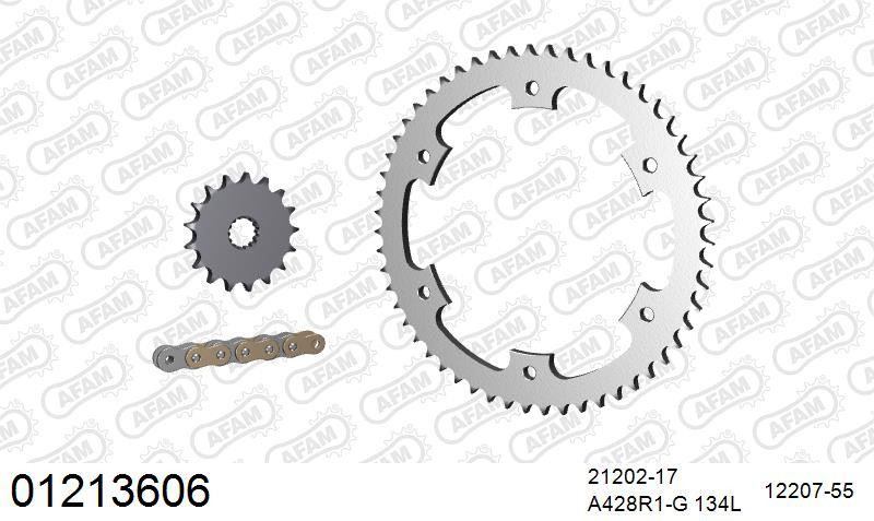 Zestaw napędowy AFAM do YAMAHA DT 125 R