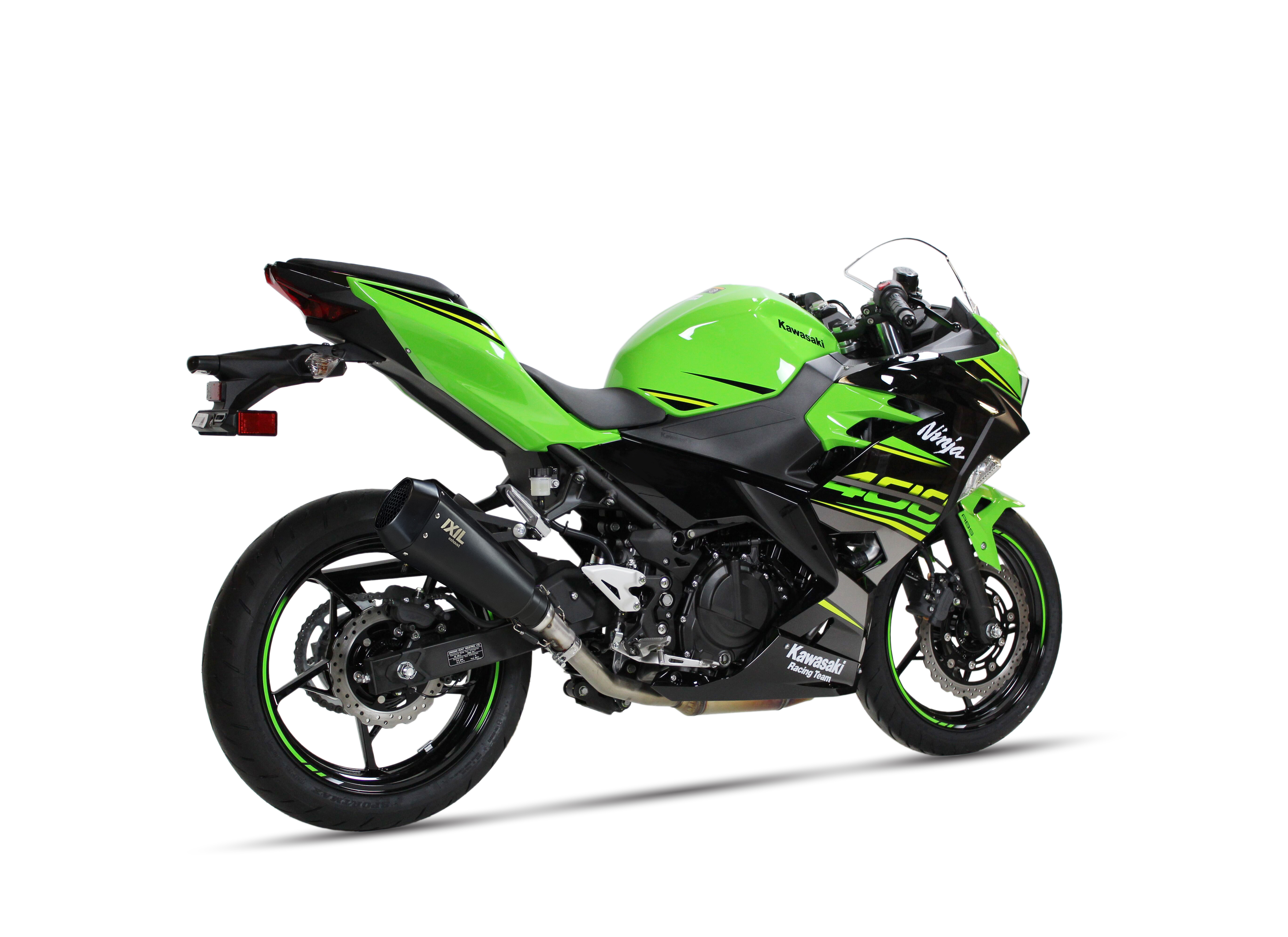 Tłumik IXIL KAWASAKI Z 400 19-23 (ER400D/F) typ RB (waga: 900g, długość: 230 mm., materiał: Inox AISI304, kolor: Black painted)