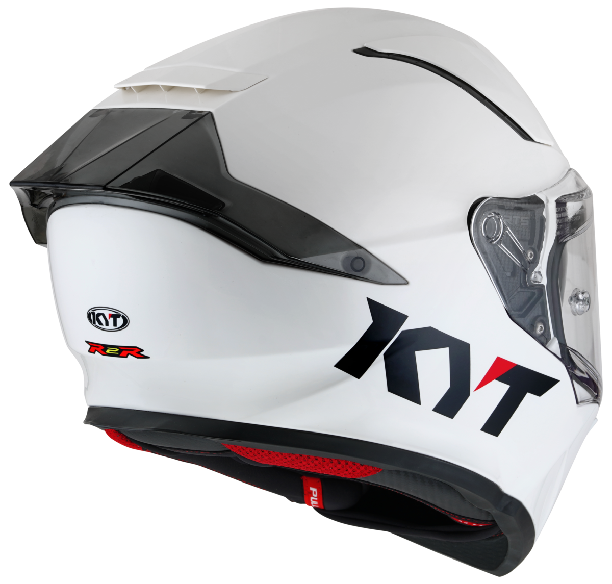 Kask Motocyklowy KYT R2R połysk biały ECE/ONU 22-06