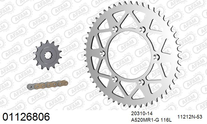 Zestaw napędowy AFAM do HONDA CR 250 R H