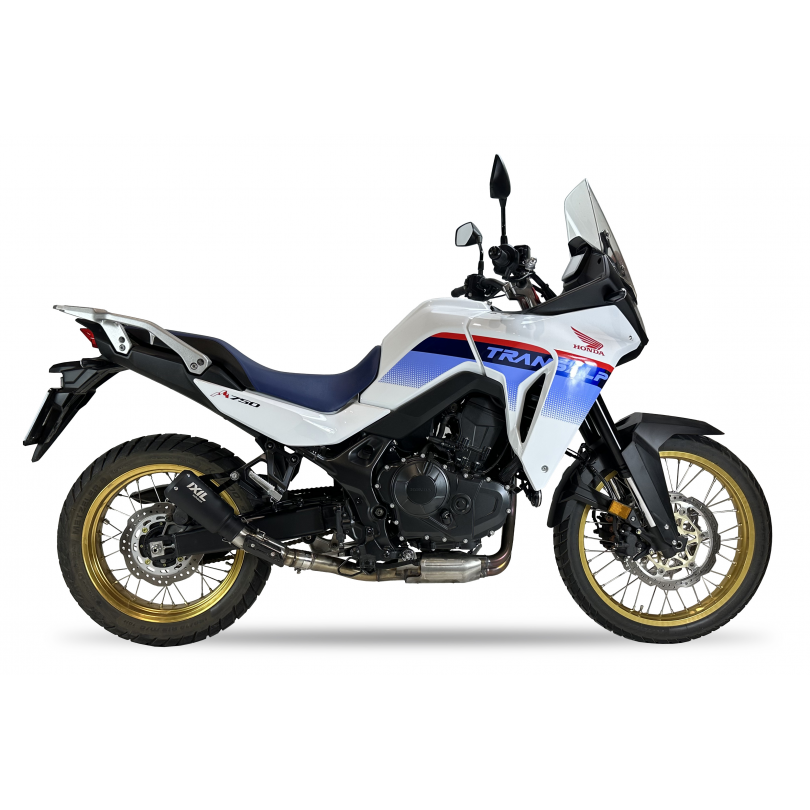 Tłumik IXIL HONDA XL 750 TRANSALP 2023 (RD16) typ RB (waga: 900g, długość: 230 mm., materiał: Inox AISI304, kolor: Black painted