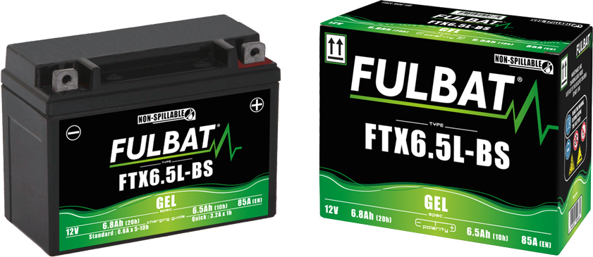 Akumulator FULBAT FUL GEL - FTX6.5L-BS / YTX6.5L-BS (Żelowy, bezobsługowy)