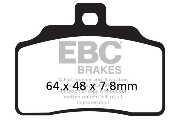 Klocki hamulcowe EBC FA426 (kpl. na 1 tarcze)