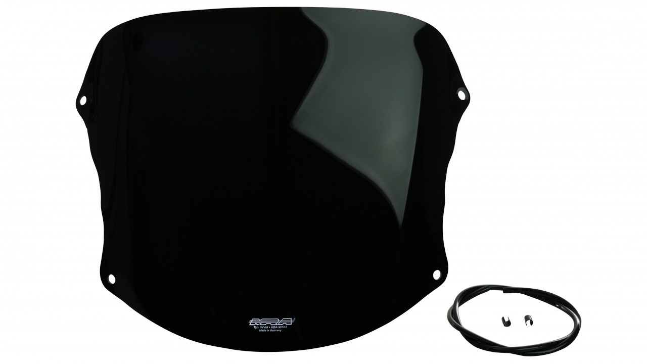 Szyba motocyklowa MRA HONDA NT 650 V DEAUVILLE RC47 -2005, forma O, czarna