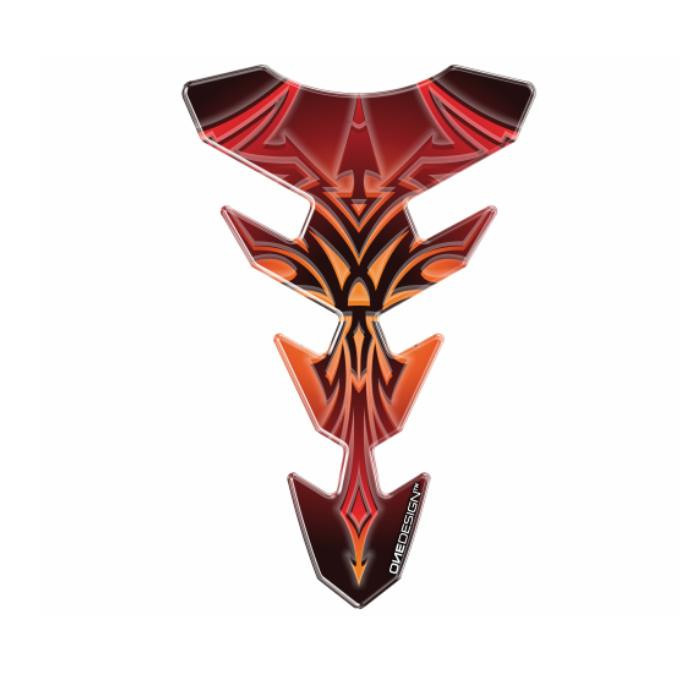 ONEDESIGN Tankpad Expression Slim Tribal czerwony