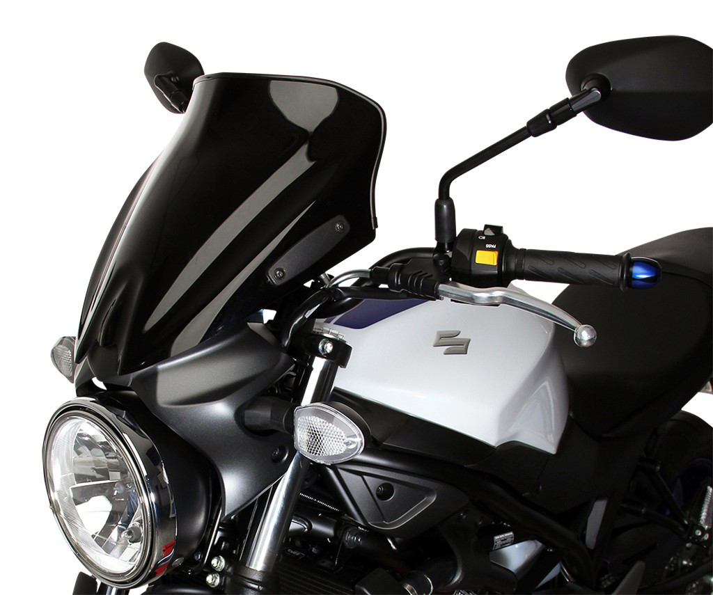 Szyba motocyklowa MRA SUZUKI SV 650 WCX0 / WCX1 2016-, forma NSN, bezbarwna