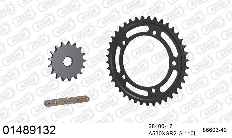Zestaw napędowy AFAM do SUZUKI SV 1000 N K3,K4,K5,K6,K7