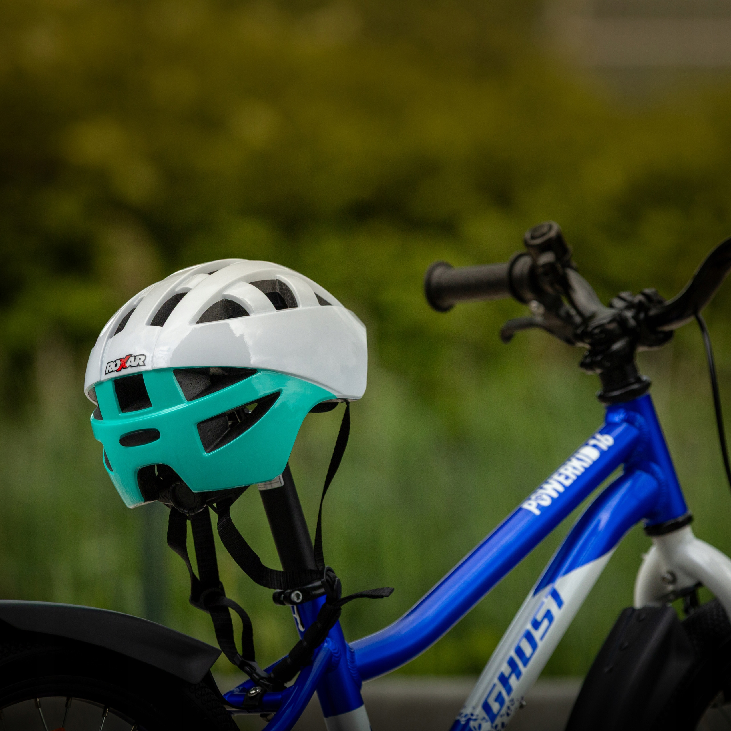 Kask rowerowy dziecięcy ROXAR KID biały S 48-52 cm