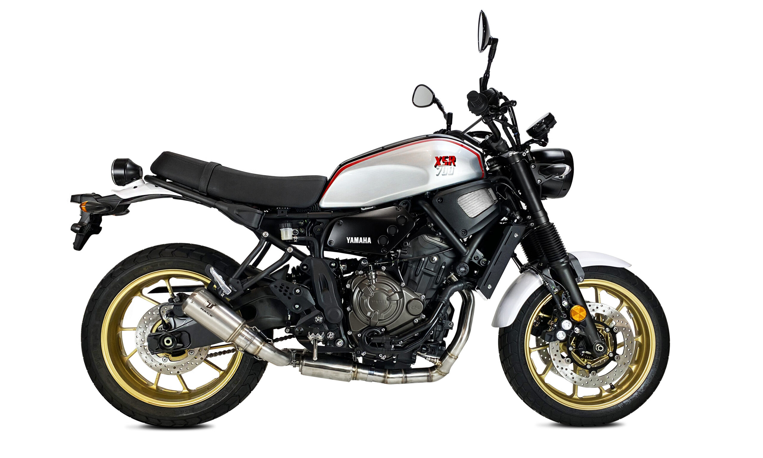 Tłumik IXRACE YAMAHA XSR 700 21-23 (RM36 RM37) FULL SYSTEM WITH CAT. typ MK2 MK2 SERIES INOX (Homologacja)