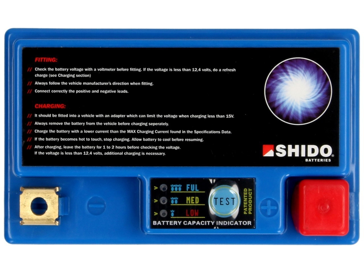 SHIDO Akumulator Litowo Jonowy LTZ14S 12V 5Ah 300A