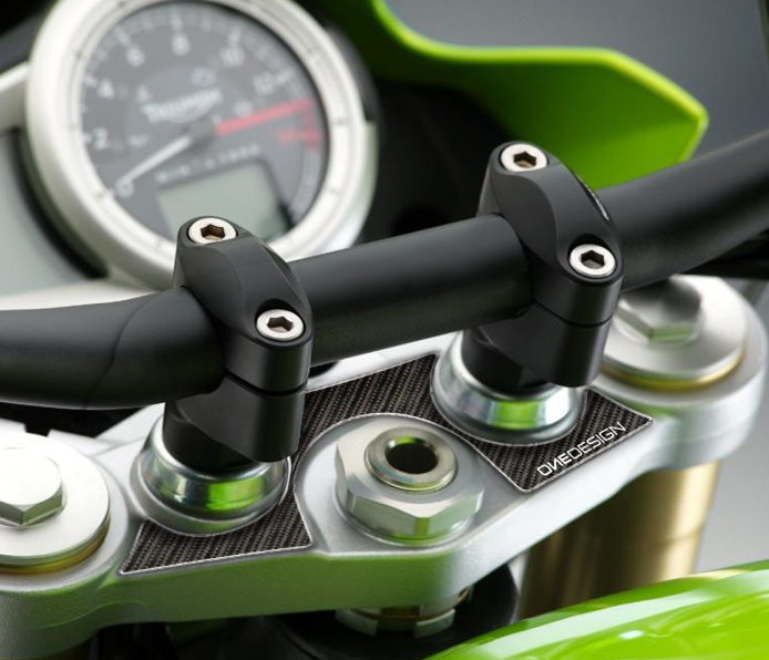 ONEDESIGN Naklejka na półkę kierownicy Street Triple Triumph 2007-2014
