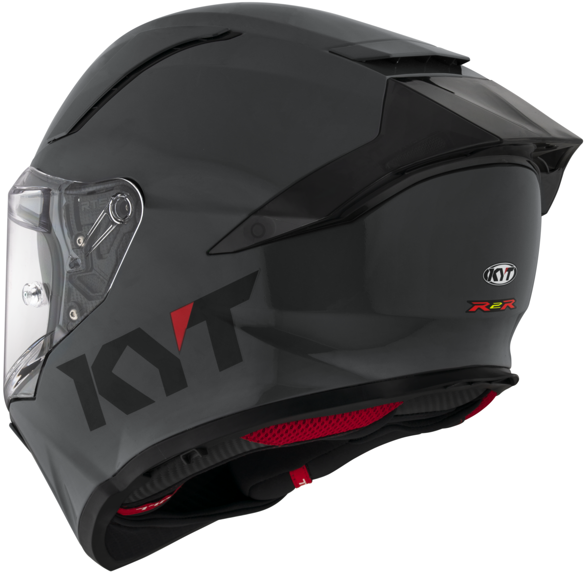 Kask Motocyklowy KYT R2R połysk szary ECE/ONU 22-06