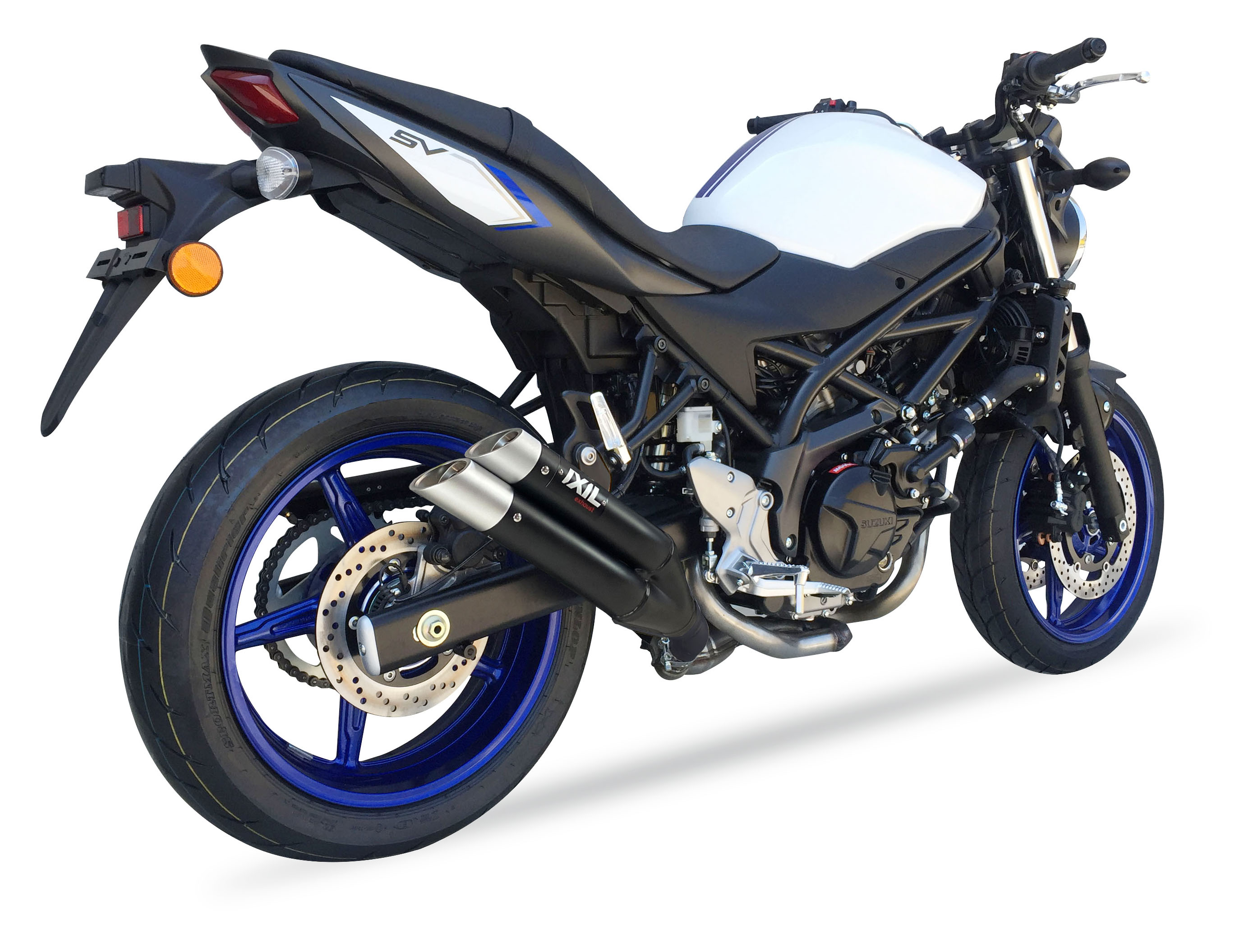 Tłumik IXIL SUZUKI SV 650 X 16-22 (WCX1) typ L3XB (waga: 3000g, długość: 370 mm., materiał: Inox AISI304, kolor: Anodized alumin