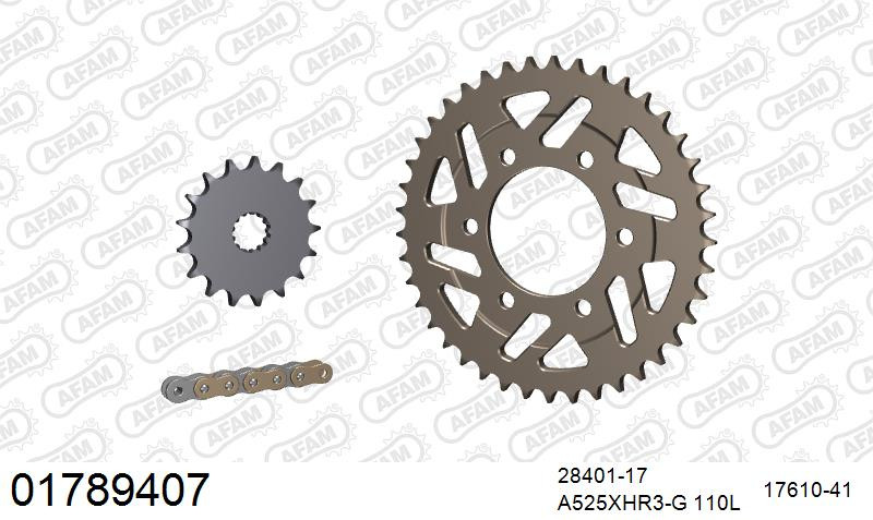Zestaw napędowy AFAM do KAWASAKI Ninja ZX 10 R 8,9,A