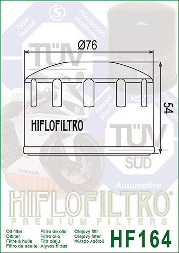 Hiflofiltro FILTR OLEJU HIFLO HF164 BMW K 1200/ R 1200 / K1600