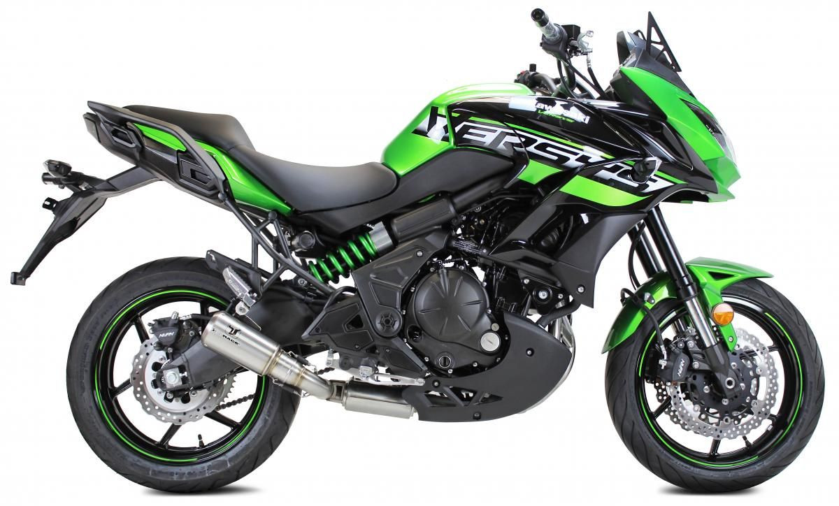 Tłumik IXRACE KAWASAKI VERSYS 650 15-22 (LE650E LE650F) FULL SYSTEM typ MK2 MK2 SERIES INOX (Homologacja)