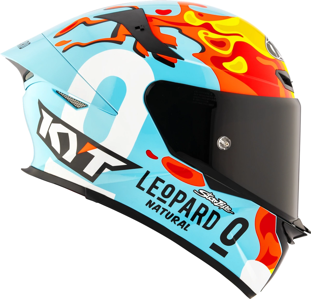 Kask motocyklowy KYT TT-REVO LEOPARD REPLICA ARAGON E06